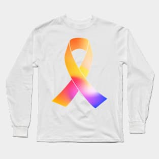 Autism Gradient Ribbon Long Sleeve T-Shirt